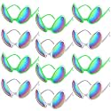 Bencailor 12 Pack Alien Glasses with Lenses Halloween Sunglass for Cosplay