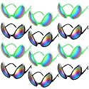 Bencailor 12 Pack Alien Glasses with Lenses Halloween Sunglass for Cosplay