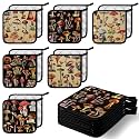 Bencailor 12 Pcs Christmas Pot Holders with Pocket, Mushroom, Colorful