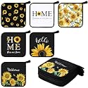 Bencailor 12 Pcs Christmas Sunflower Pot Holders with Pocket