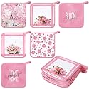Bencailor 12 Pcs Pink Pot Holders with Pocket
