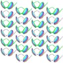 Bencailor 24 Pack Alien Glasses with Lenses Halloween Sunglass for Cosplay
