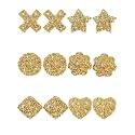 Bencailor 6 Pairs Rhinestone Nipple Covers Reusable Waterproof