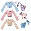 Bencailor 6 Pcs Doll Clothes for 11.8 Inch, Graceful Style, Light Color