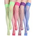 Bencailor Fishnet Thigh High Stockings