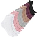 Bencailor Cotton Toe Sock for Women Men Quarter-Crew