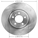 Bendix Premium PRT5599 Front Brake Rotor for Land Rover Range Rover 2005-2003