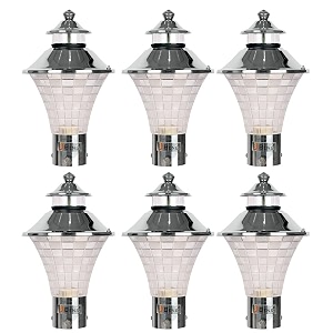 BENE Geruit Outdoor Lamp 18 Cms Steel