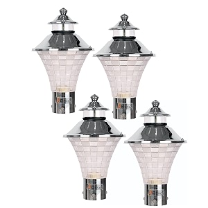 BENE Geruit Outdoor Lamp 18 Cms SS