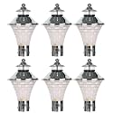 BENE Geruit Outdoor Lamp 18 Cms Steel