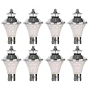 BENE Geruit Outdoor Lamp 18 Cms Steel