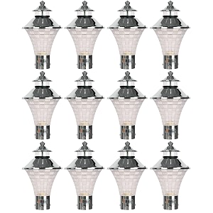 BENE Geruit Outdoor Lamp Steel Pack of