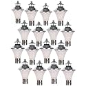 BENE Geruit Outdoor Lamp Steel Pack of