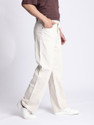 Bene Kleed Loose Fit Men White Jeans