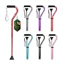 BeneCane Walking Cane for Men & Women Adjustable Cane with Offset Soft Cushioned Handle -Portable Lightweight Sturdy Mobility Walker Aid for Elderly, Seniors Collapsible Cane