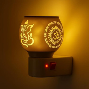benedict ganesh ji electric kapoor dani camphor diffuser electric kapoor dani for home glass steel incense holder