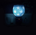 Benedict (STAR) Electric Kapoor Dani Camphor Diffuser Electric Kapoor Dani for home Glass, Steel Incense Holder