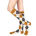 Benefeet Sox Knee High Socks for Women Girls Patterned Long Tube Socks Athletic Casual Cotton Stockings
