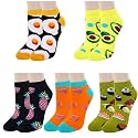 Benefeet Sox Womens Cute Ankle Socks Girls Novelty Fun Low Cut Socks Colorful Patterned Casual Cotton Short Summer Sock