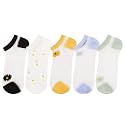 Benefeet Sox Womens Girls Sheer Socks Lace Mesh Ankle Socks Transparent See Through Short Sock Ultra Thin Nylon Summer Sock