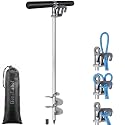 BeneLabel 17" 26" 36" Sand Anchor for Boat 304 Stainless Steel Screw in Boat Anchor for Shallow Water Beach Boats Anchors for Sandbar, TET Ski, Kayak, Pontoon Boats