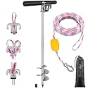 BeneLabel 17" 26" 36" Sand Anchor for Boat 304 Stainless Steel Screw in Boat Anchor for Shallow Water Beach Boats Anchors for Sandbar, TET Ski, Kayak, Pontoon Boats