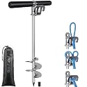 BeneLabel 17" 26" 36" Sand Anchor for Boat 304 Stainless Steel Screw in Boat Anchor for Shallow Water Beach Boats Anchors for Sandbar, TET Ski, Kayak, Pontoon Boats