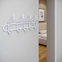Benesta Heavy-Duty Steel Cloth Hanger for Wall | Door/Wall Mounted for Bathroom/Kitchen/Room | 1 Year Warranty