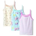 benetia Girls' Soft Cotton Undershirts 3-Pack