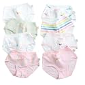 benetia Girls' Underwear Soft Cotton 6-8 Pack