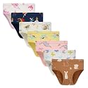 benetia Girls' Underwear Soft Cotton 6-8 Pack