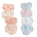 benetia Girls' Underwear Soft Cotton 6-8 Pack