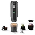 3-in-1 Portable Electric Espresso Machine Self-Heating,Black