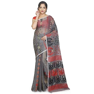 bengal handloom exclusive women39s cotton silk soft dhakai jamdani sarees