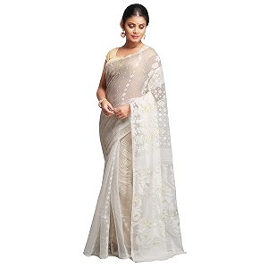 bengal handloom exclusive women39s cotton silk soft dhakai jamdani sarees