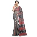 BENGAL HANDLOOM Exclusive Women's Cotton Silk Soft Dhakai Jamdani Sarees