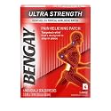 Bengay Ultra Strength, Pain Relieving Patch, Large Size, 4 Count - Buy Packs and Save (Pack of 3)
