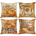 Benjia Fall 14x14 Throw Pillow Covers Set