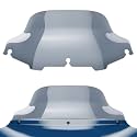 Benlari 8" Smoke Wave Windshield Windscreen Fit for 1996-2013 Harley Davidson Touring Street Glide Electra Glide Tri Glide FLHT FLHX FLHTK FLHTC FLHTCU