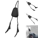Benlari Gloss Black Detachable Sissy Bar Passenger Backrest Pad Compatible 2004-2024 fit for Harley Davidson Sportster XL 1200 883 SuperLow Iron 48 (Tall Sissy Bar)