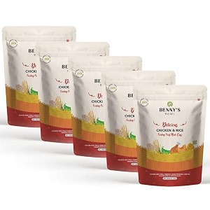 benny39s bowl fresh amp wet dog food - chicken amp rice - 5 packs x 100 gall life stages