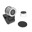 BenQ ideaCam S1 Plus, USB Webcam, 15x Macro Lens, Dual Mode, Ring Light, Noise Reduction Microphone, Privacy Cover for Desktop