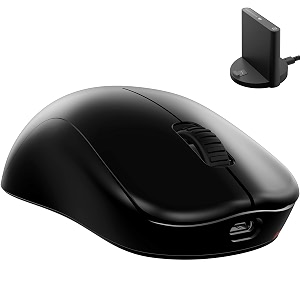 zowie benq u2 wireless gaming mouse for esports sport science enhanced receiver 60g lightweight 3200 dpi 3395 sensor 5 buttons 70 hr battery life