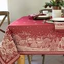 Benson Mills Christmas Story Jacquard Tablecloth 6034