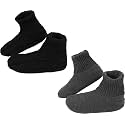 BenSorts Fuzzy Slipper Socks for Women Non Slip House Socks with Grips