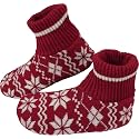 BenSorts Fuzzy Slipper Socks for Women Non Slip House Socks with Grips