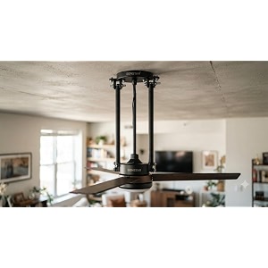benstar all type of ceiling fan rod black colour material 14 mm thickness rod heavy material 24 inch