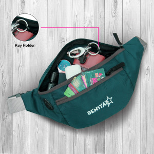 benstar waist bag elegant style travelpassport holder adjustable strapbumbag seegreen waist bag