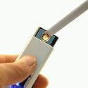 Plastic Usb Cigarette Lighter Windproof Rechargeable Flameless Lighter. (Assorted Colours)