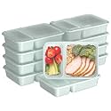 Bentgo Prep 2-Compartment Meal Prep Containers with Lids, 20 Piece Set